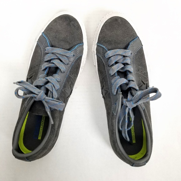 Converse All Stars Lunarlon Suede Skater Shoes - Picture 2 of 8